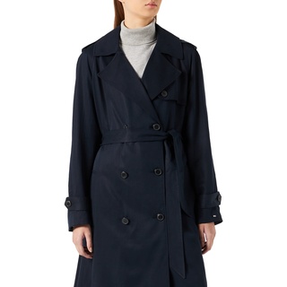 Tommy Hilfiger Damen Tencel Db Trenchcoat, Wüstenhimmel, 34 EU