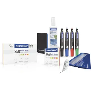 magnetoplan Scrumboard Zubehör-Set "Standard" | Whiteboard-Zubehör magnetisch für effiziente, strukturierte Teamarbeit | Ideal für agile Methoden | Schreibtafel Zubehör zur professionellen Planung