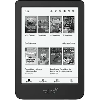 Tolino Shine (6") 2022 16 GB Schwarz