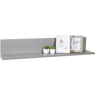 Ricoo Wandregal 98 x 19 x 19 cm Grau