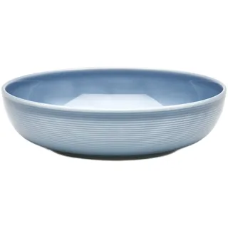 Schale VAN WELL "Jive, 21 cm, 6 Stück", blau, H:5,6cm Ø:21cm, Porzellan, Schüsseln, Schale, spülmaschinengeeignet