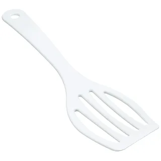 WACA Wender 260 mm – Robuster Küchenhelfer aus Kunststoff – Hitzebeständig bis 200°C, spülmaschinengeeignet, geschmacksneutral – Ideal für Braten, Kochen & Grillen – Mehrweg – weiß