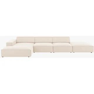 micadoni Ecksofa Jodie, 5-Sitzer beige