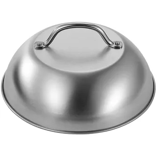 LANDMANN Burgerglocke Grillkuppel Grillhaube Grillwerkzeug Edelstahl 14,5x7cm