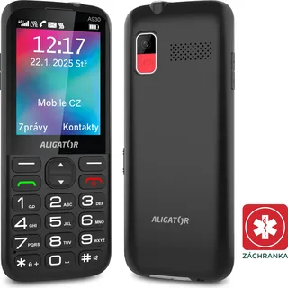 ALIGATOR A930 GPS Senior schwarz st.nab.