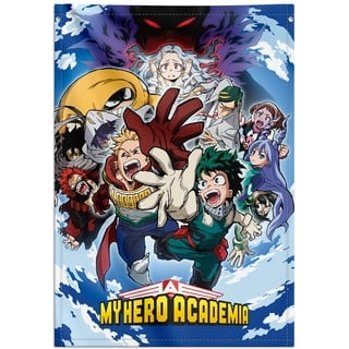 Grupo Erik WandDeko Rollbild My Hero Academia Manga Kakemono aus Stoff Poster 70 x 100 cm - Offizielles Anime Poster