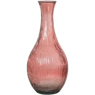 Alexandra House Living Bodenvase Rosa, Glas, 30 x 30 x 70 cm