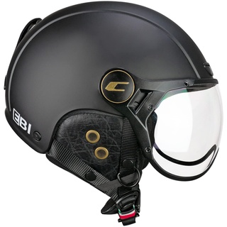 CGM Unisex – Erwachsene EBI skihelm, Mattschwarz, L (59cm)