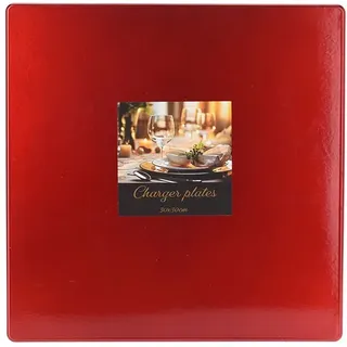 Platzteller Weihnachtlich Quadratisch 30X30X0 5CM Rot Weihnachten Geschenke