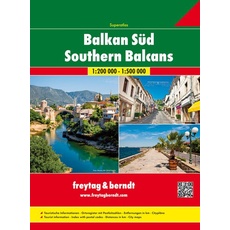 Balkan Süd, Autoatlas 1:200.000 - 1:500.000