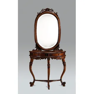 Schminktisch Tische Konsolen Tisch Frisierkommode Frisiertisch Barock Antik Stil