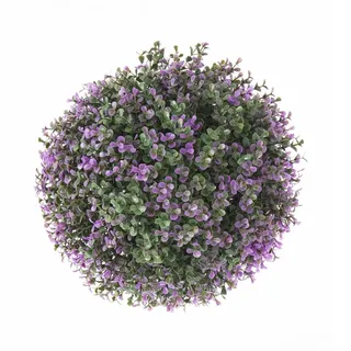 BigBuy Garden Dekorative Pflanze Kugel Lavendel 20 x 20 x 20 cm