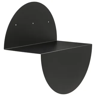 Mid.you Wandboard , Schwarz , Metall , 40x20x40 cm , Wohnzimmer, Regale, Wandboards