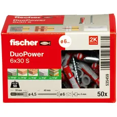 Bild von Universaldübel DuoPower 6x30 S, 50er-Pack (535459)