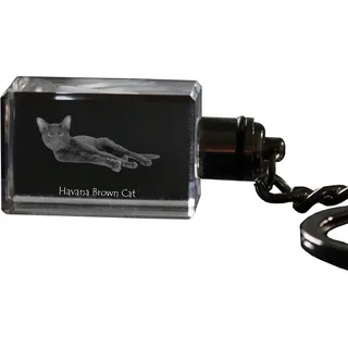 Havanna braun Katze - Wanduhr mit Katze, Regal Uhr mit Druck, personalisierte Hausdekoration von Art-Dog.