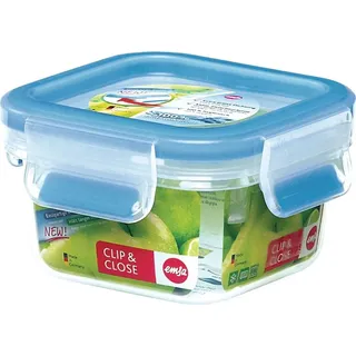 Emsa Clip & Close quadratisch blau 5,9 cm 0,2 l