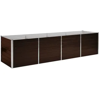 vidaXL Garten-Hochbeet 320 x 80 x 77 cm Braun