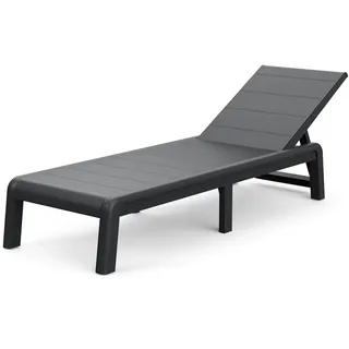 KETER Formentera Sonnenliege 188 x 29 x 0 cm Grau
