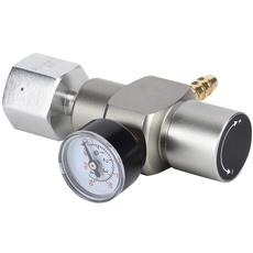 2 in 1 Mini-CO2-Gasregler-Manometer, Druckregelungs-Adapter 3/8in auf TR21.4 für Sodastream