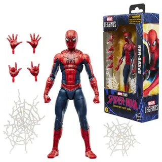 Hasbro Spiderman Brand New Day Marvel Legends Actionfigur 15 cm - Schwarz/Weiß