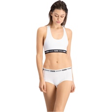 Bild von Damen Mini Shorts - Iconic, Soft Cotton Modal Stretch, Vorteilspack Weiß XL