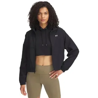 Under Armour Rival Woven Jacke Damen 001 black/white M