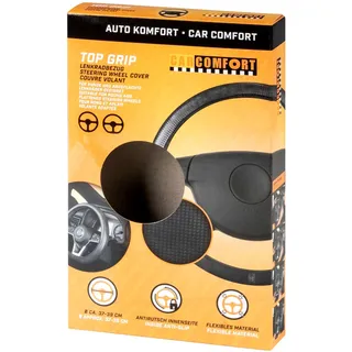 Walser Lenkradhülle Top Grip Carbon - 38 cm schwarz