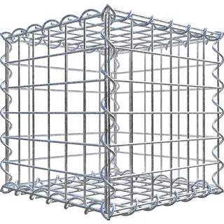 Gabiona Gabionenkorb 30 cm x 30 cm x 30 cm mit 5 cm x 5 cm Maschenweite