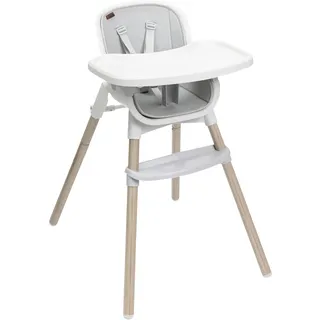 Chicco »Zest Plus Wooden Grey« - mit abnehmbarem Tablett, grau