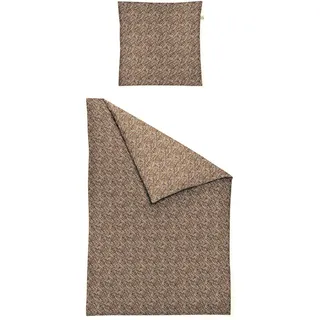 IRISETTE Bettwäsche "Mink 8871", rosa (kupfer), B/L: 155cm x 200cm, 1 Stk., 1 Stk., Biber, B/L: 80cm x 80cm, 2 Stk., Biber, Obermaterial: 100% Baumwolle, Bettwäsche, Bettwäsche, einzigartige kuschelig weiche Winterbettwäsche
