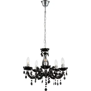 GLOBO Lüster Schwarz, 63110-5