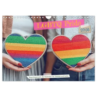 Calvendo LGBTQ Pride - Regenbogenzeit Wandkalender 2026 DIN A4 quer
