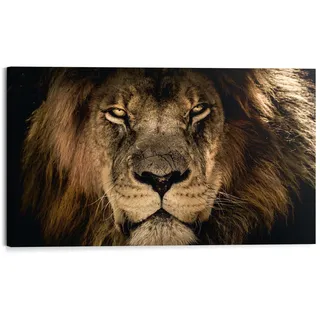 Kunstdruck REINDERS "Löwe", braun (farbe bild(er): braun), B:118cm H:70cm T:2cm, MDF, Bilder, Kunstdruck