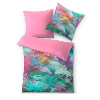 KLEINE WOLKE Fusion Bunt 135 x 200 cm + 80 x 80 cm