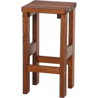 Fun Star Barhocker Tessin 39 cm x 39 cm x 76 cm Braun