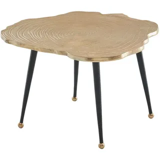 Wohnling Couchtisch Gold Aluminium 64 x 37 cm