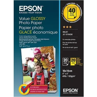 Epson Value Glossy - 10x15cm - 20 ark