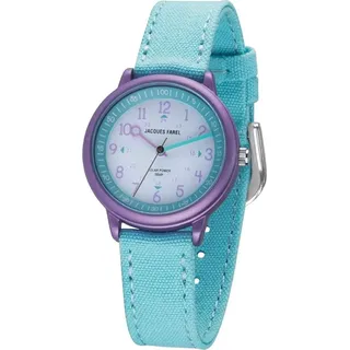 JACQUES FAREL ORSO3075 Uhr Mädchen Kinderuhr Textil blau