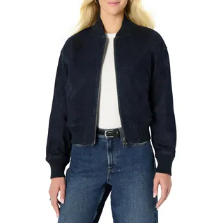Amazon Essentials Damen Relaxed-Fit-Denim-Bomberjacke für den Herbst