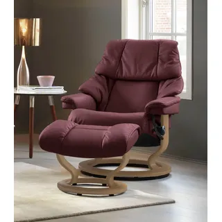 Stressless® Fußhocker »Reno« mit Classic Base, Gestell Eiche, rot