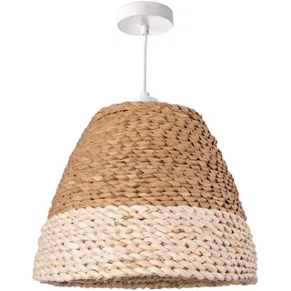 Paco Home Basto 1-flg. Ø 34 cm rustikal weiß