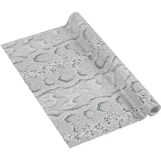 Venilia Klebefolie | Snake Schlangen-Muster Schlangenoptik Grau | 45cm x 1,5m, Stärke 350μ | selbstklebende Möbel-Folie, Dekofolie, Tapete, Küchenfolie | PVC ohne Phthalate | Made in EU