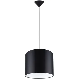 Hängeleuchte NOVA 30 schwarz 1xE27 15W Stoff/PVC 88x30x30cm Sollux Lighting - Schwarz