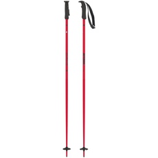 ATOMIC AMT Skistöcke - Rot - Länge 120 cm - Hochwertiger 3* Aluminium Skistock - Ergonomischem Griff am Stock - Verstellbare Handschlaufe - Stöcke mit 60mm-Pistenteller