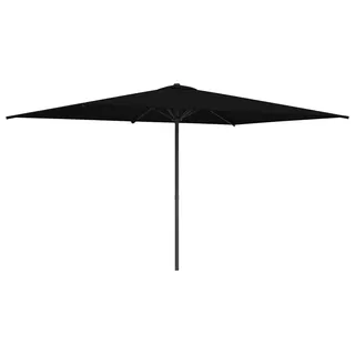 vidaXL Gartensonnenschirm 200 x 300 cm Polyester Rechtwinklig Schwarz - Schwarz