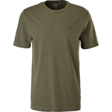 Bild T-Shirt, gut kombinierbar, Gr. S (44), khaki, , Shirt aus Baumwolljersey, Herren, Grün,