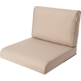 Gartenkissen "Nel" (50×50/50×39 cm) – 2-teiliges | palettenkissen, outdoor/indoor, gartenmöbel, hollywoodschaukel | HobbyGarden - Beige