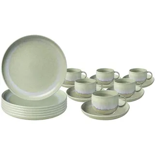 Villeroy & Boch Kaffeeservice Perlemor Alga 18-tlg. grün