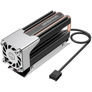 GRAUGEAR G-M2HS03-F Computerkühlsystem Solid-State-Laufwerk Schwarz, Silber