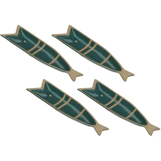 Rituali Domestici - Gericht in Form eines kleinen blauen Fisch Pelagicoillogico